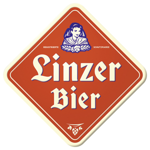 Linzer Bier Blechschild