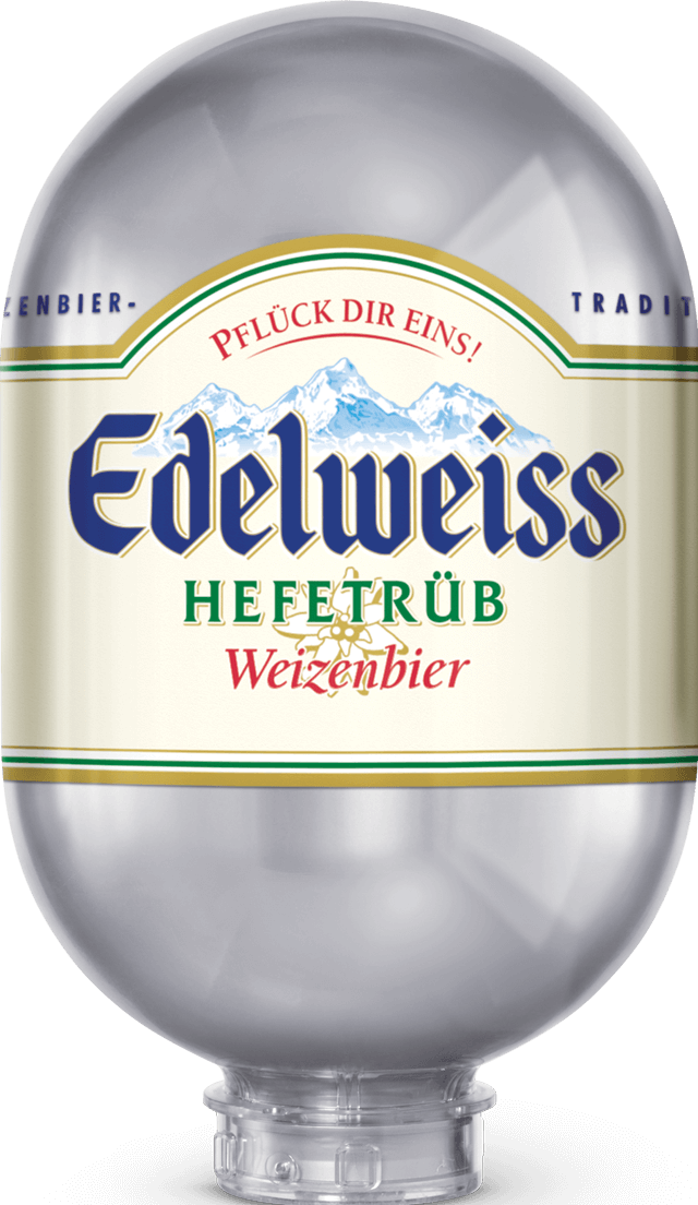 Edelweiss Hefetrüb Weißbier BLADE Fass 8L